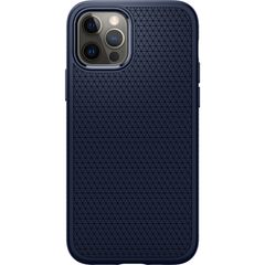 Spigen Liquid Air™ Case für das iPhone 12 (Pro) - Dunkelblau