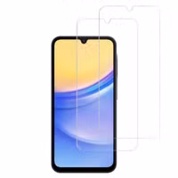 Accezz Displayschutz 2er-pack aus gehärtetem Glas Samsung Galaxy A15 (5G/4G)