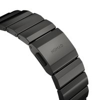 Nomad Magnetisches Stahlgliederarmband für das  Apple Watch Series 1 t/m 11 / SE / Ultra (44/45/46/49 mm) - Graphite