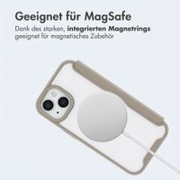 imoshion Transparente Bookcase mit MagSafe Apple iPhone 15 - Beige