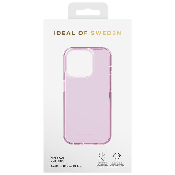 iDeal of Sweden Clear Case für das iPhone 15 Pro - Light Pink