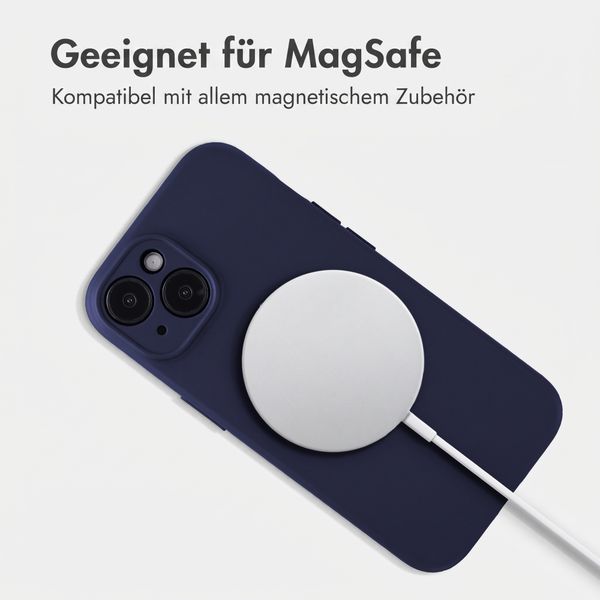 Accezz Grip Backcover mit MagSafe Apple iPhone 13 - Dunkelblau