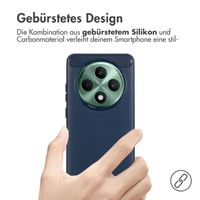 imoshion Brushed Back Cover für das Oppo Reno 12F 5G - Dunkelblau