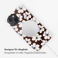 Selencia Vivid Rückabdeckung mit MagSafe Apple iPhone 13 - Choco Flower Pop