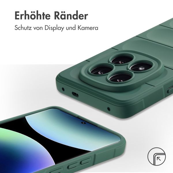 imoshion EasyGrip Backcover Xiaomi Redmi Note 14 Pro Plus (5G) - Dunkelgrün