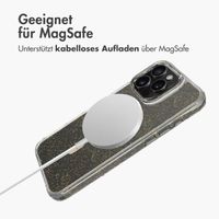 imoshion Klare Glitter Backcover mit MagSafe Apple iPhone 16 Pro - Gold