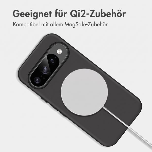 imoshion Color Backcover mit Thin MagSafe Ring Google Pixel 9 / 9 Pro - Schwarz