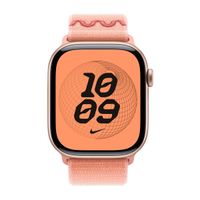 Apple Nike Sport Loop Armband für Apple Watch Series 1 - 9 / SE (38/40/41 mm) | Series 10 / 11 (42 mm) - Alpenglow Pink