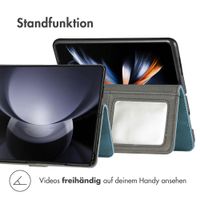imoshion Luxuriöse Klapphülle Samsung Galaxy Z Fold 6 - Hellblau