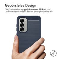 imoshion Brushed Back Cover für das Samsung Galaxy A56 - Dunkelblau