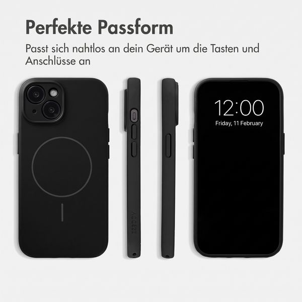 Accezz Grip Backcover mit MagSafe Apple iPhone 13 - Schwarz