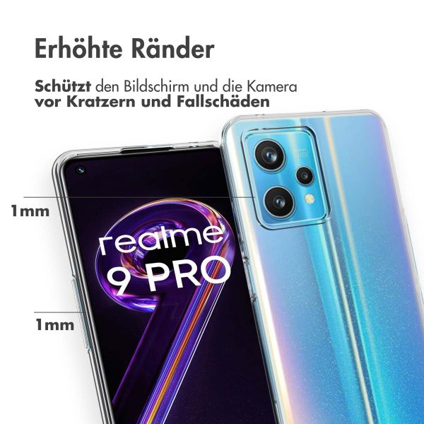 Accezz TPU Clear Cover für das Realme 9 Pro Plus - Transparent