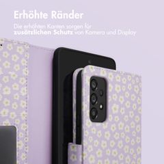imoshion Design Klapphülle Samsung Galaxy A53 - White Daisy
