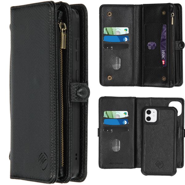 imoshion 2-1 Wallet Klapphülle für das iPhone 11 - Black Snake