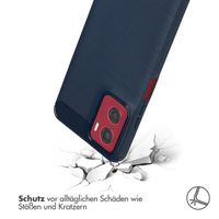 imoshion Brushed Back Cover Motorola Moto G05 / E15 - Dunkelblau