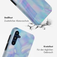 Selencia Vivid Back Cover Samsung Galaxy A16 - Holographic Blue Dream