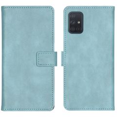 imoshion Luxuriöse Klapphülle Samsung Galaxy A71 - Hellblau