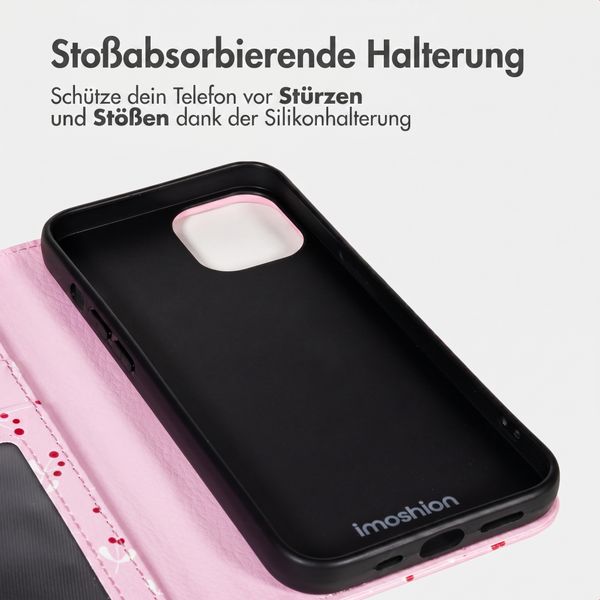 imoshion Design Klapphülle Apple iPhone 14 - Blush Berries