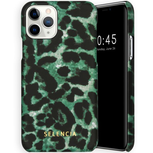 Selencia Maya Fashion Backcover iPhone 11 Pro - Green Panther