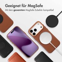 Accezz MagSafe Leather Backcover Apple iPhone 17 Pro Max - Sienna Brown