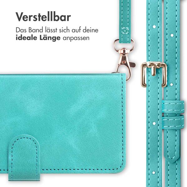 imoshion Klapphülle mit Kordel Samsung Galaxy S21 FE - Türkis