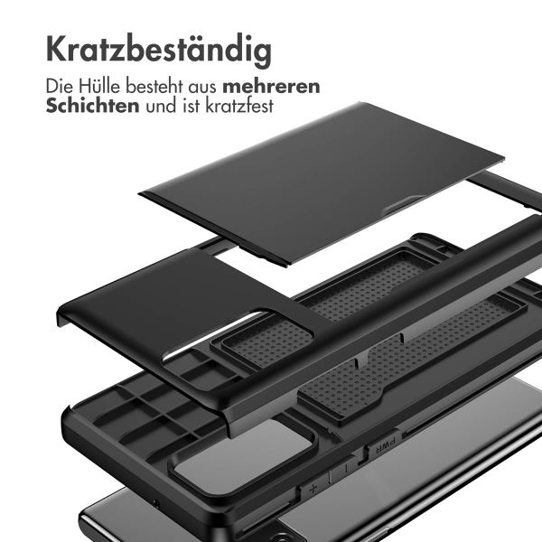 imoshion ﻿Backcover mit Kartenfach für das Samsung Galaxy S20 FE - Schwarz