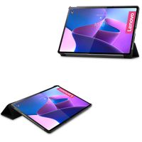 imoshion Trifold Klapphülle für das Lenovo Tab P12 Pro - Schwarz