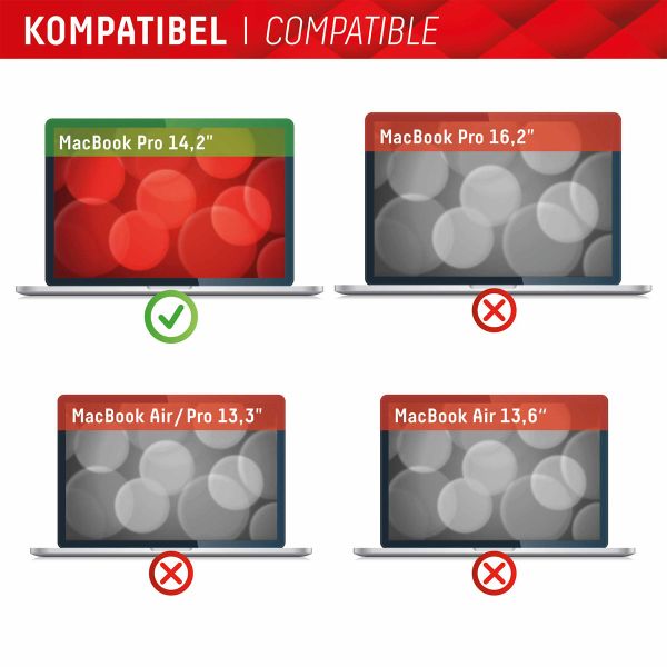 Displex Privacy Safe magnetische Bildschirmschutz für MacBook Pro 14.2 Zoll - A2442 / A2779 / A2918