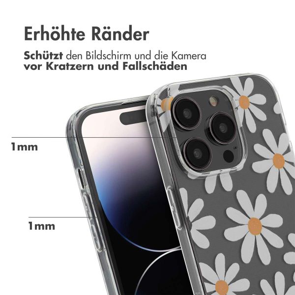 imoshion Design Hülle für das iPhone 14 Pro - Daisy flower