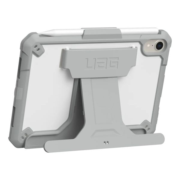 UAG Scout Healthcare backcover mit Ständer und Strap Apple iPad Mini 7 (2024) / iPad Mini 6 (2021) - Weiß / Grau