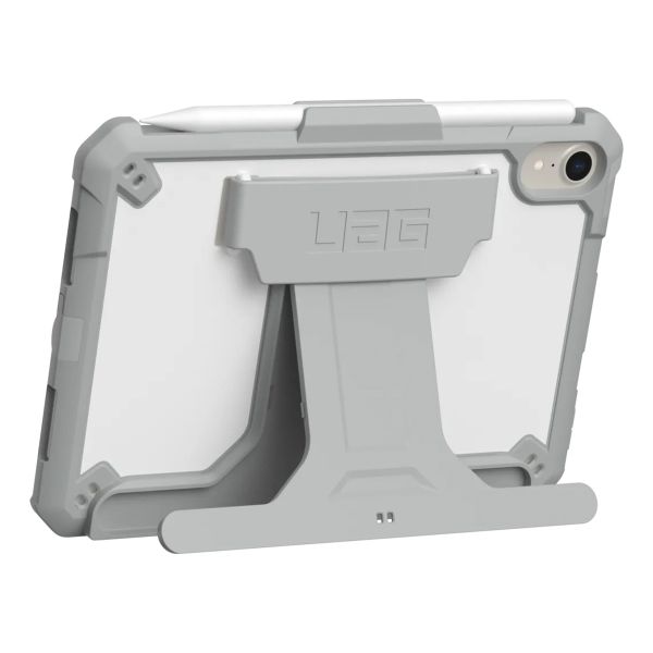 UAG Scout Healthcare backcover mit Ständer und Strap für das iPad Mini 6 (2021) / iPad Mini 7 (2024) - Weiß / Grau