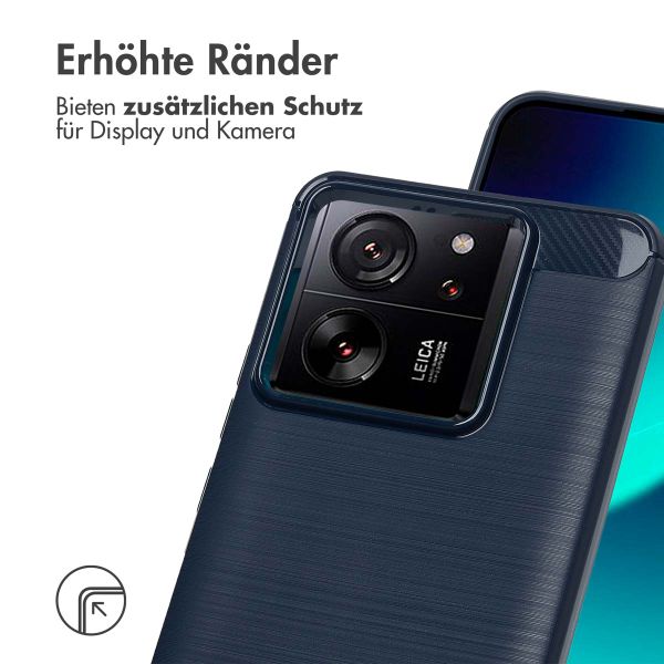 imoshion Brushed Back Cover Xiaomi 13T / 13T Pro - Dunkelblau