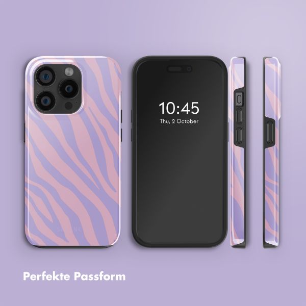 Selencia Vivid Rückabdeckung mit MagSafe Apple iPhone 15 Pro - Zebra Light Pink Lilac