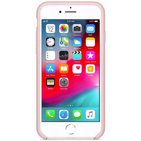 Apple Silikon-Case für das iPhone SE (2022 / 2020) / 8 / 7 - Pink Sand