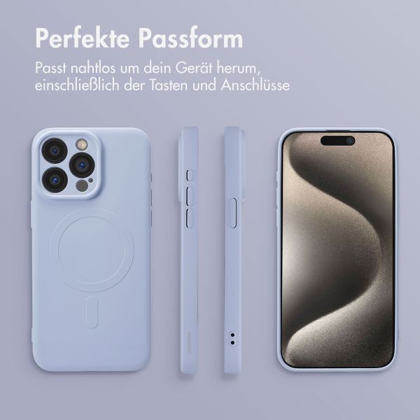 imoshion Color Back Cover mit MagSafe Apple iPhone 15 Pro Max - Lila