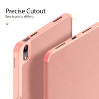 Dux Ducis Domo Klapphülle Apple iPad 11 (2025) 11 Zoll / iPad 10 (2022) 10.9 Zoll - Rosa