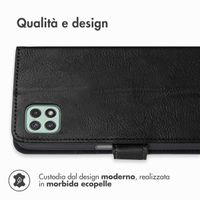 imoshion Luxuriöse Klapphülle Samsung Galaxy A22 (5G) - Schwarz