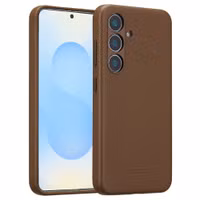 Accezz MagSafe Leather Backcover Samsung Galaxy S25 - Kaffeebraun