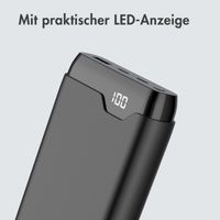 imoshion Powerbank - 27.000 mAh - Schnelles Aufladen und Power Delivery - 30W - Schwarz