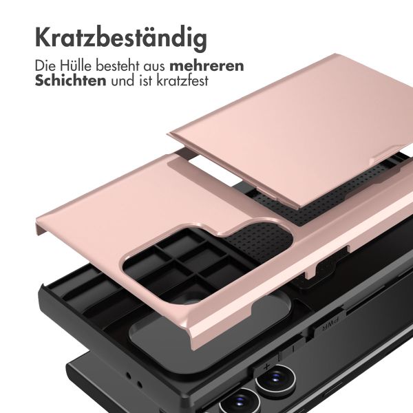 imoshion Backcover mit Kartenfach Samsung Galaxy S24 Ultra - Rosé gold