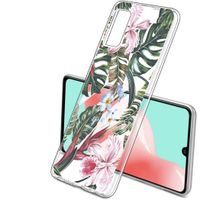 imoshion Design Hülle Samsung Galaxy A41 - Dschungel - Grün / Rosa