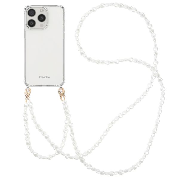 imoshion Back Cover mit Band + Armband Apple iPhone 15 Pro - Perlenherzen