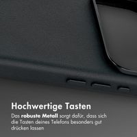 Accezz MagSafe Leather Backcover Apple iPhone 18 Pro Max / 17 Pro Max - Onyx Black