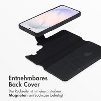 Accezz 2-in-1 Klapphülle aus Leder mit MagSafe Samsung Galaxy S26 - Onyx Black