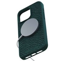 Njorð Collections Salmon Leather MagSafe Case für das iPhone 15 Pro Max - Green