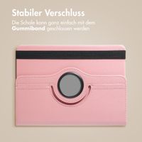 imoshion 360° drehbare Klapphülle Samsung Galaxy Tab S9 11.0 Zoll / Tab S10 FE / S9 FE 10.9 Zoll - Rosa