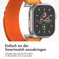 imoshion Nylon Alpine Armband für das  Apple Watch Series 1 t/m 11 / SE / Ultra (44/45/46/49 mm) - Orange