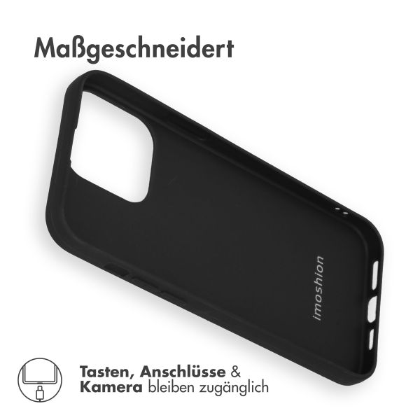 imoshion TPU Color Cover Apple iPhone 15 Pro Max - Schwarz