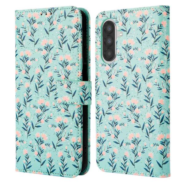 imoshion Design Klapphülle Samsung Galaxy A26 - Blue Flowers