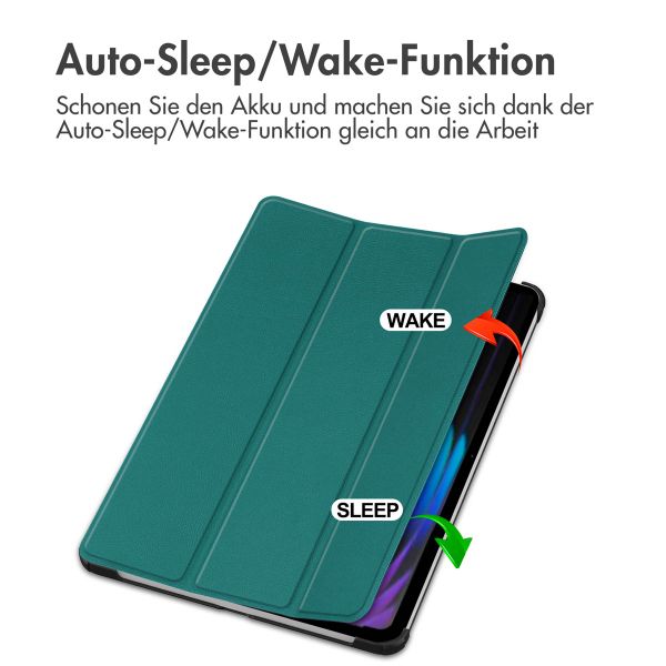 imoshion Trifold Klapphülle Xiaomi Pad 7 / 7 Pro - Dunkelgrün